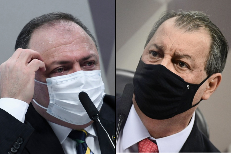 Eduardo Pazuello está em audiência na CPI da Covid. Omar Aziz é o presidente do colegiado