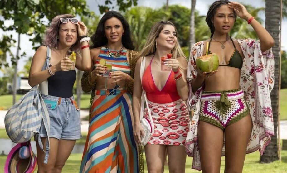 As atrizes Samya Pascotto, Giovana Cordeiro, Gkay e Bruna Inocencio no filme 'Carnaval'