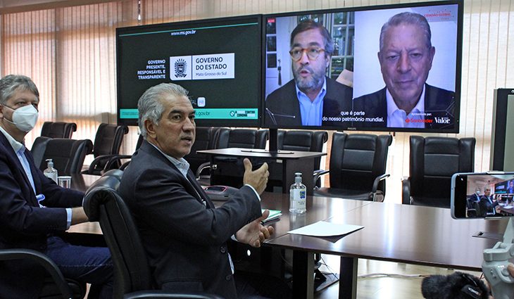 Governador Reinaldo Azambuja e secretário Jaime Verruck trabalham para MS ser Estado Carbono Neutro