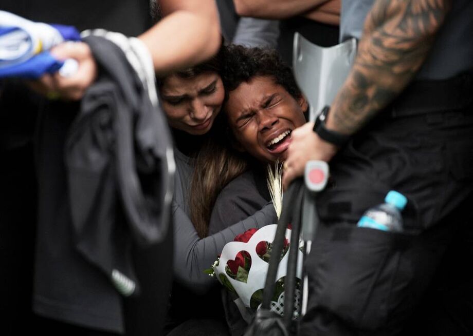 Enterro do policial morto durante ação da Polícia Militar no Jacarezinho.