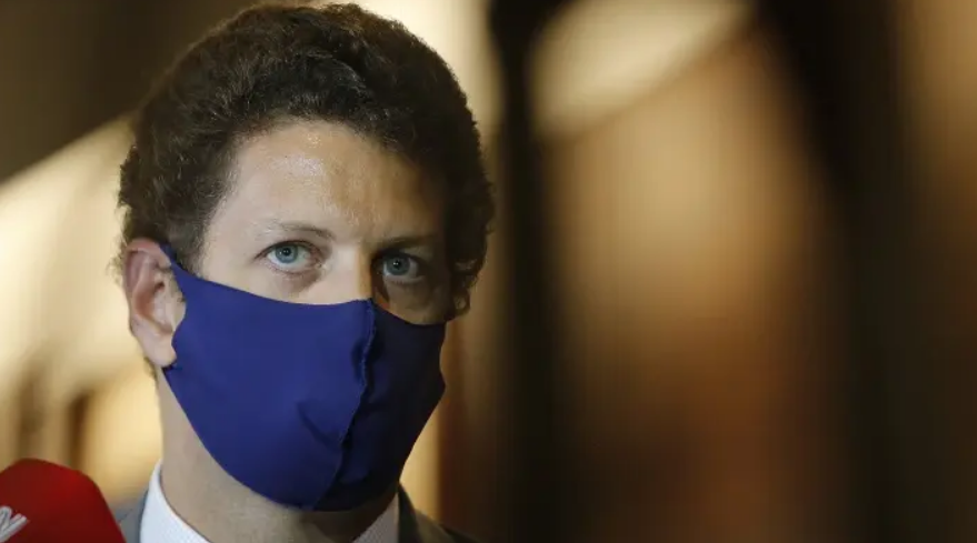 O ministro do Meio Ambiente Ricardo Salles fala a imprensa sobre operação Akuanduba