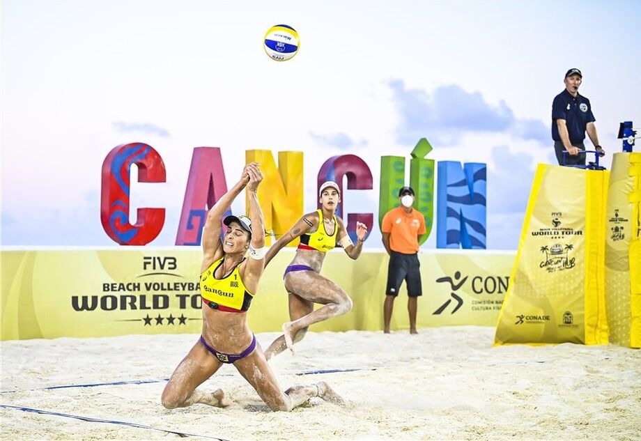 Ágatha e Duda disputaram em Cancun