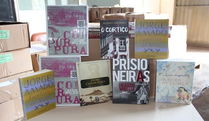 Agência Estadual de Administração do Sistema Penitenciário (Agepen) recebeu a doação de 6,7 mil livros do Departamento Penitenciário Nacional