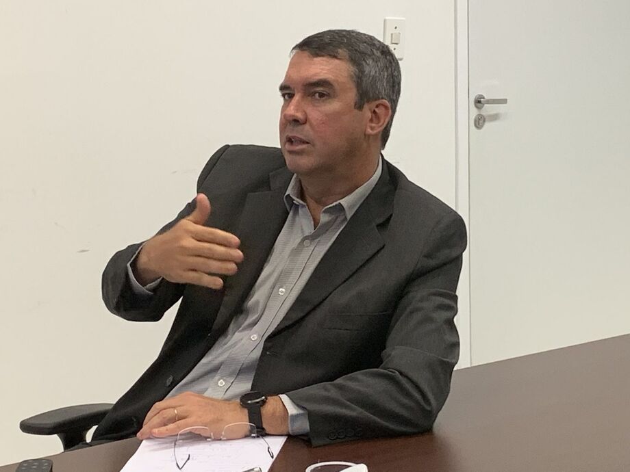 Secretário de Infraestrutura Eduardo Riedel