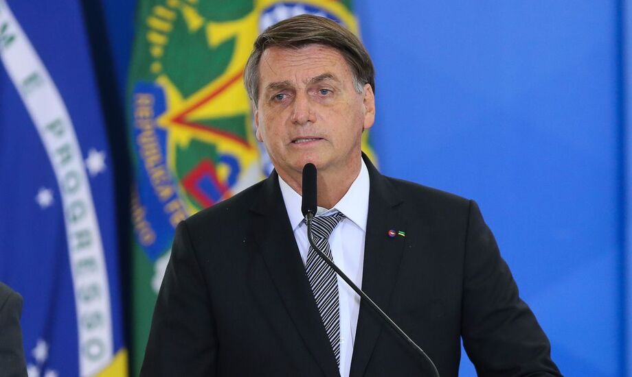 O presidente Bolsonaro
