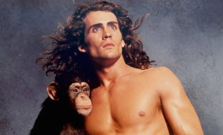 Joe Lara como Tarzan na década de 1990