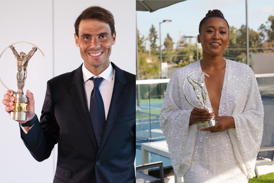 O espanhol, Rafael Nadal, e a japonesa Naomi Osaka