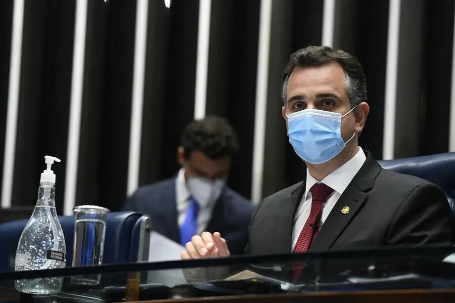 O presidente do Senado, Rodrigo Pacheco (DEM-MG)