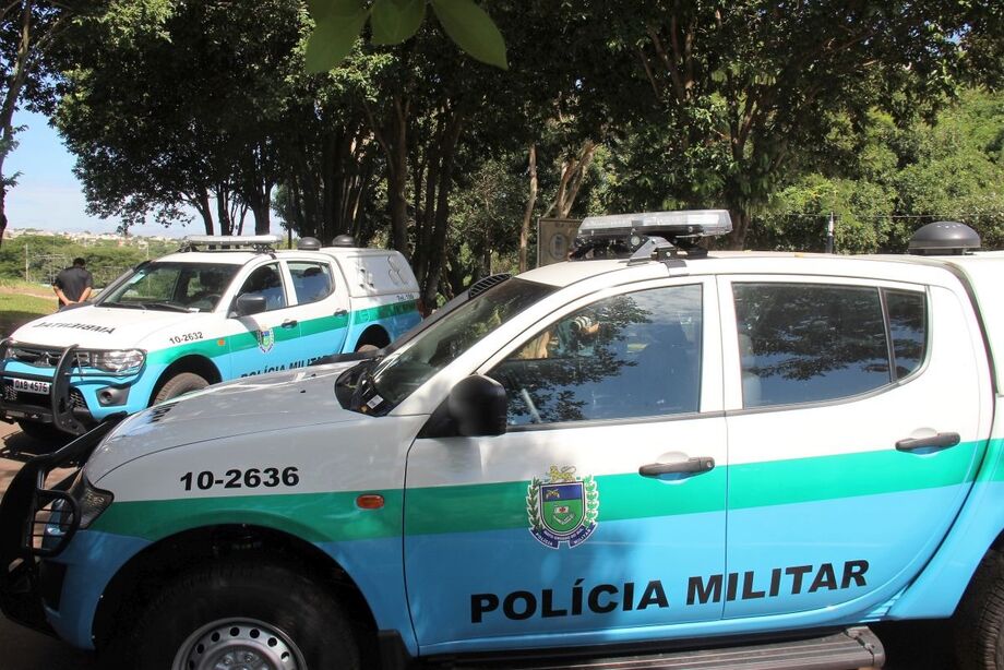 A PMA encontrou os equipamentos embaixo do banco