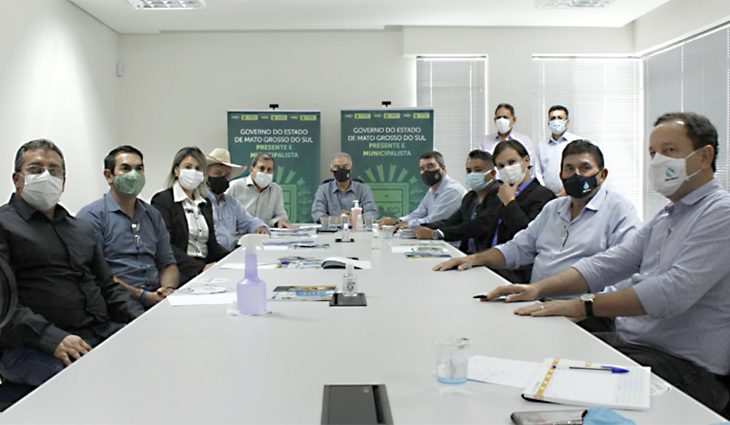 Reunião com Prefeito da região do bolsão Foto Chico Ribeiro