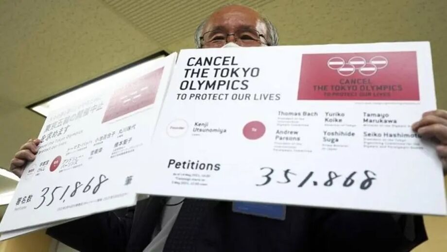 Governo japonês recebe requerimento com pouco mais de 350 mil assinaturas reforçando a não realização dos Jogos Olímpicos
