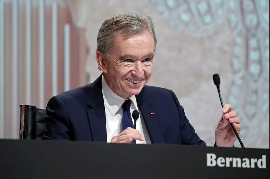 O bilionário francês da moda Bernard Arnault