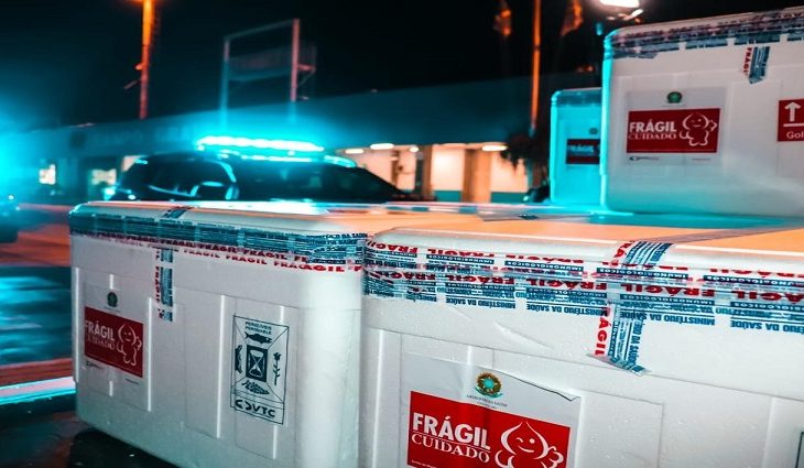 Com a chegada do novo carregamento, Mato Grosso do Sul somará 1.280.200 doses recebidas do imunizante