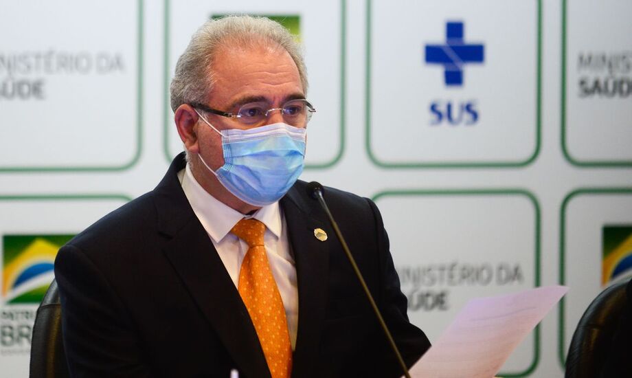 O ministro da Saúde, Marcelo Queiroga