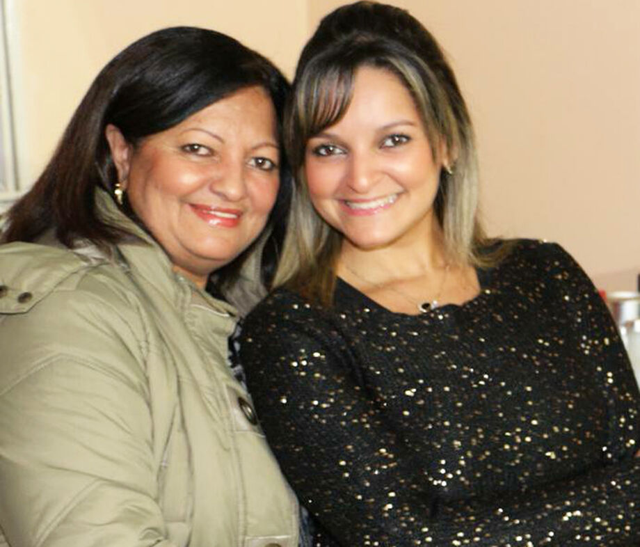 Christiane e sua mãe
