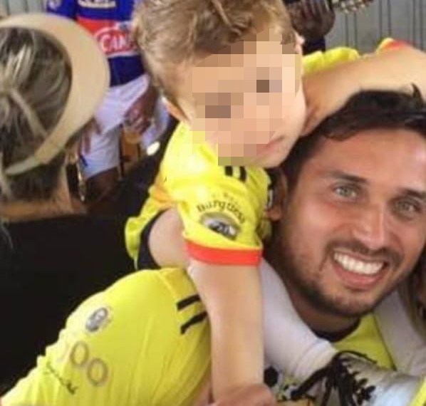 Jansem e o filho, que morreu no acidente