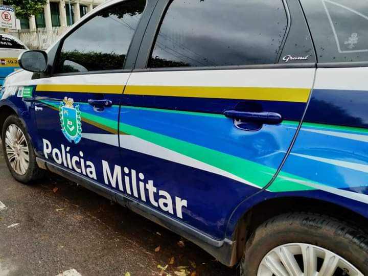 A PM prendeu a mulher