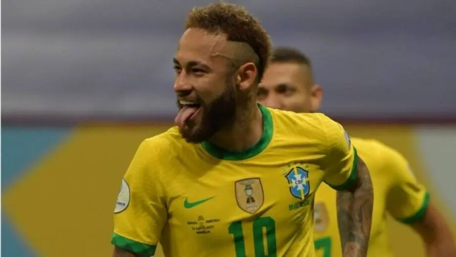 Neymar fez um gol de pênalti e deu uma assistência em vitória do Brasi
