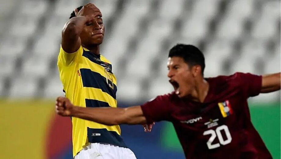 Equador sofre empate da Venezuela no fim da partida