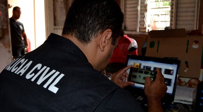 Pornografia infantil é o alvo da operação