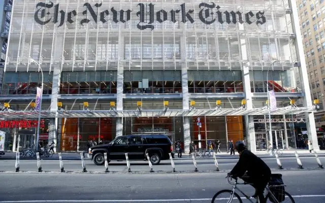 O site do jornal 'The New York Times' chegou a ficar fora do ar na manhã desta terça
