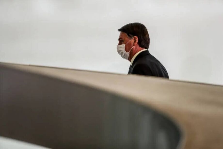 O presidente Jair Bolsonaro, em Brasília