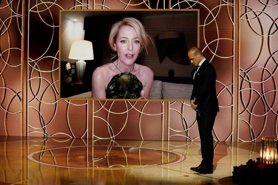Entrega do Globo de Ouro em março de 2021