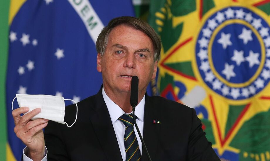 O presidente Bolsonaro