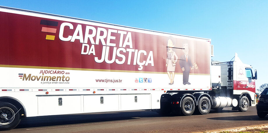 A Carreta da Justiça do TJMS