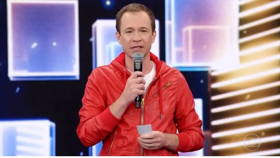 Tiago Leifert no 'Domingão do Faustão'