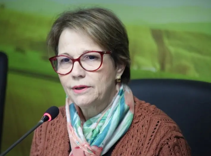 A ministra da Agricultura, Tereza Cristina
