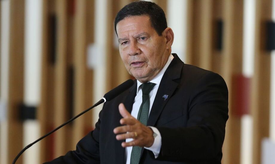 O vice-presidente Hamilton Mourão