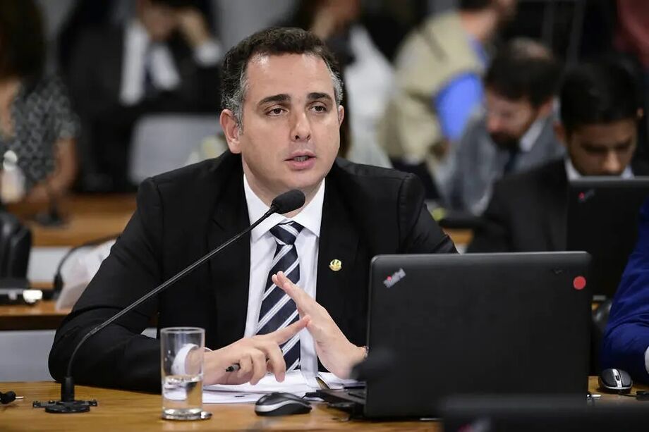 O presidente do Senado, Rodrigo Pacheco (DEM-MG)