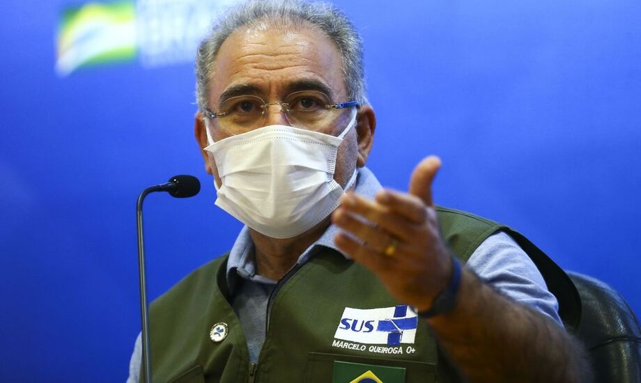 O ministro da Saúde, Marcelo Queiroga