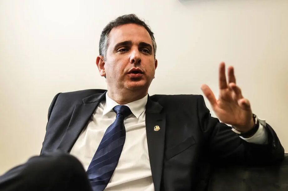 O presidente do Senado, Rodrigo Pacheco (DEM-MG)