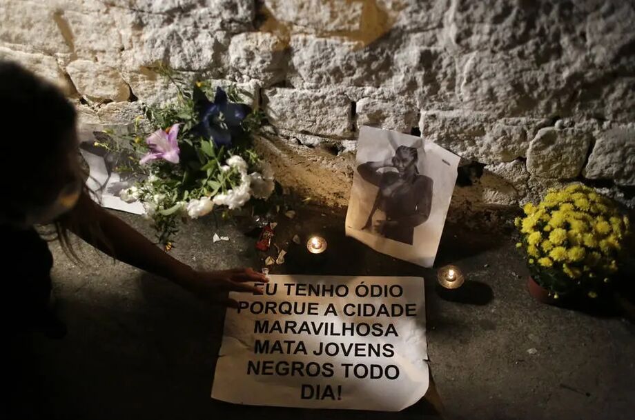 Protesto foi realizado na quarta-feira, 9, no local da morte de Kathlen, no Complexo do Lins