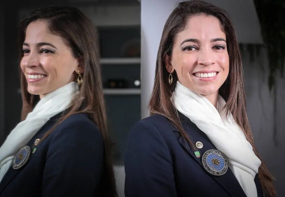 Elaine Gueriero, funcionária da Receita Federal e árbitra de ginástica artística