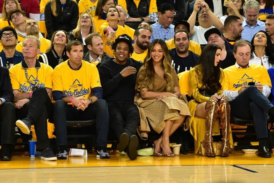 Cantora Beyoncé estava presente no jogo