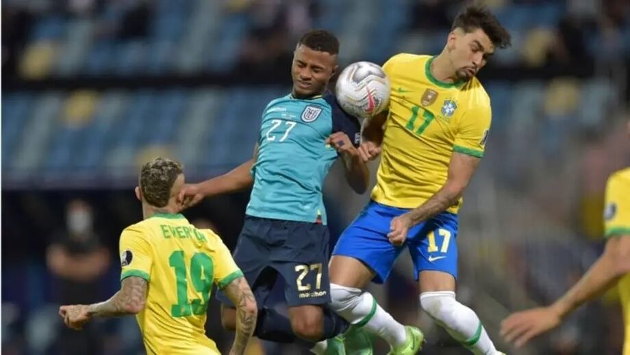 Brasil empata com o Equador em 1 a 1