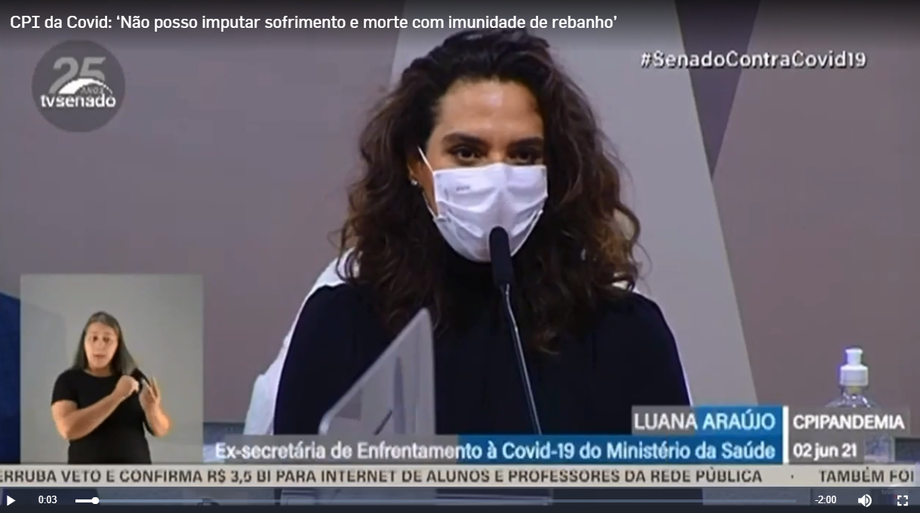 A médica infectologista Luana Araújo