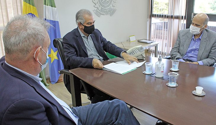 Ele foi recebido nesta terça-feira (22) pelo governador Reinaldo Azambuja