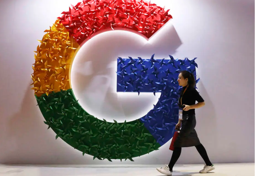 Logotipo da Google em Xangai, na China