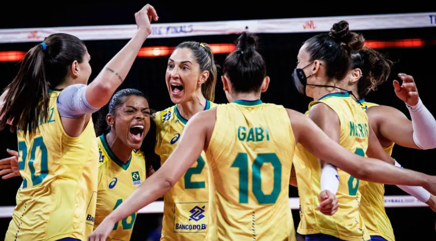 Brasil vence o Japão por 3 sets a 1 e está classificado para a final da Liga das Nações