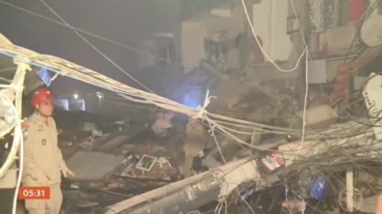 Desabamento na zona oeste do Rio de Janeiro