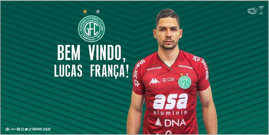 Lucas França é anunciado pelo Guarani