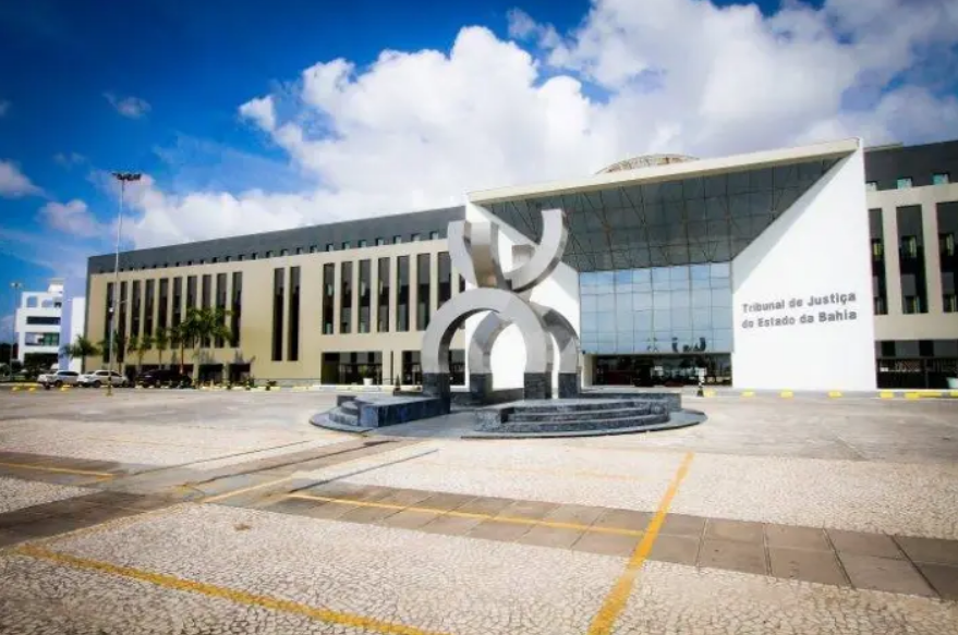 Fachada do Tribunal de Justiça da Bahia, em Salvador