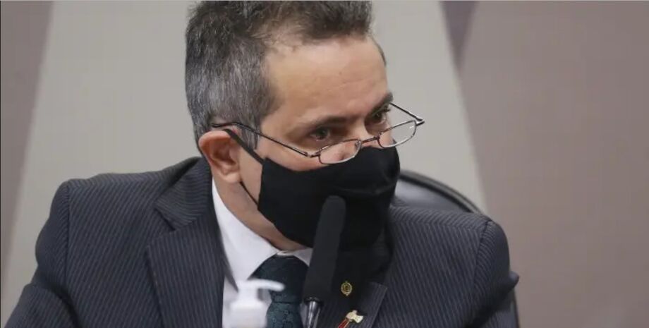 Elcio Franco em depoimento à CPI da Covid