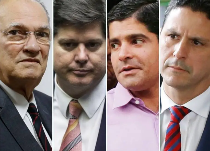 Roberto Freire (Cidadania), Baleia Rossi (MDB), ACM Neto (DEM) e Bruno Araújo (PSDB); dirigentes partidários defendem entendimento