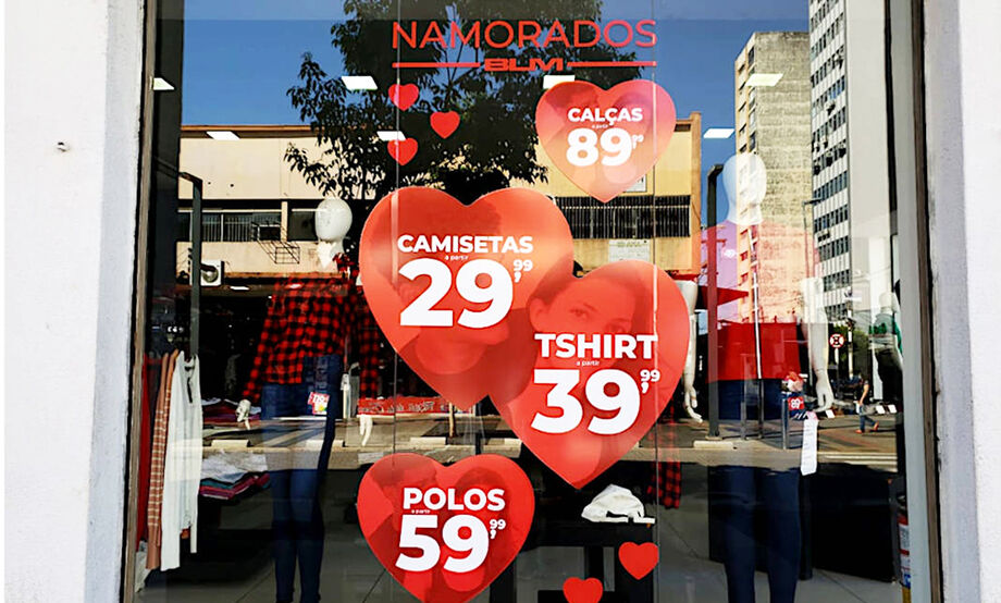 Comércio de Dia dos Namorados