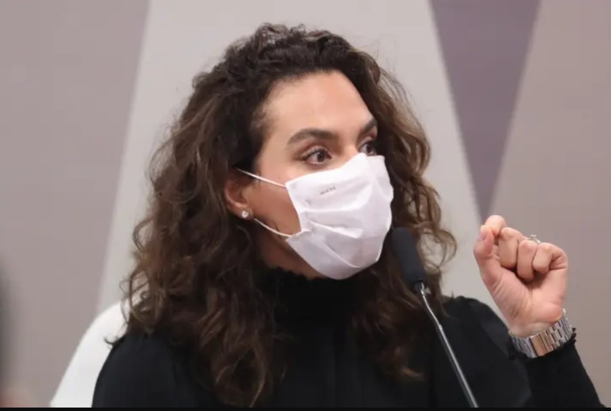 A médica infectologista Luana Araújo, em depoimento à Comissão Parlamentar de Inquérito da Covid